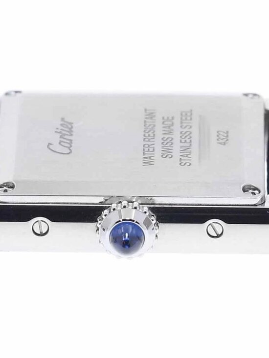 CARTIER Tank mast SM WSTA0110 Silver Dial Quartz Ladies Watch_956154 main image 6